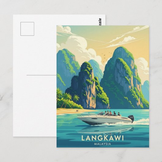 Malaysia Langkawi Postkarte (Vorne/Hinten)