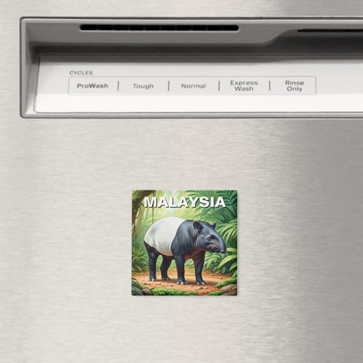 Malaysia Malayan Tapir Magnet (In Situ (Geschirrspüler))