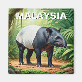 Malaysia Malayan Tapir Magnet (Vorne)