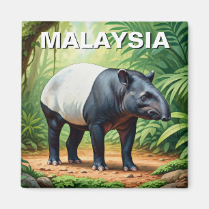 Malaysia Malayan Tapir Magnet