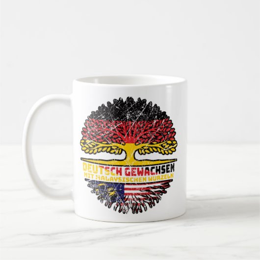 Malaysia Malaysisch Deutsch Deutschland Baum Kaffeetasse (Links)