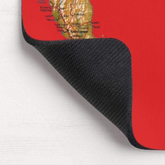 Malaysia Map Mousepad (Ecke)
