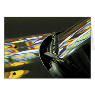 Malaysia, Melaka. Neonreflektionen im Auto