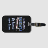 Malaysia MH370 Es ist Zeit, Zuhause zu kommen Gepäckanhänger (Vorderseite (Horizontal))