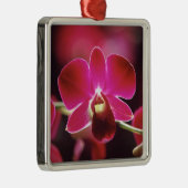 Malaysia, Orchid Silbernes Ornament (Rechts)