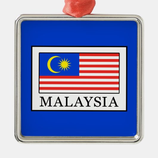 Malaysia Ornament Aus Metall (Vorne)
