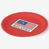 Malaysia Pappteller (Schrägansicht)