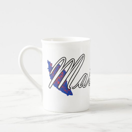 Malaysia Porzellantasse (Links)