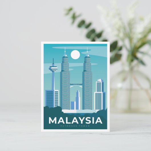 MALAYSIA POSTKARTE (Stehend Vorderseite)