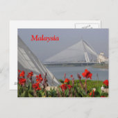 Malaysia Postkarte (Vorne/Hinten)