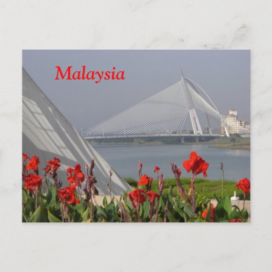 Malaysia Postkarte (Vorderseite)