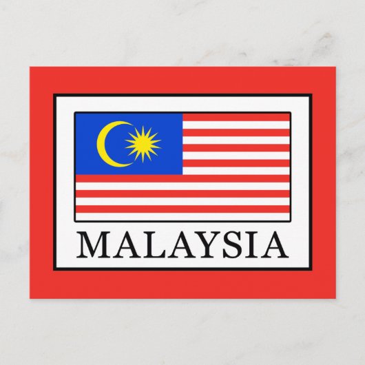 Malaysia Postkarte (Vorderseite)