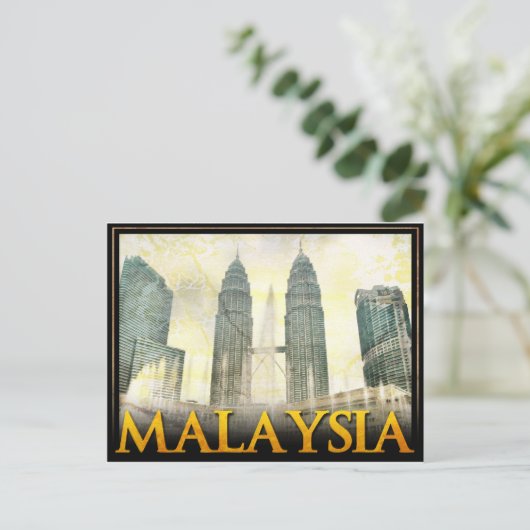 Malaysia Postkarte (Stehend Vorderseite)