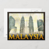 Malaysia Postkarte (Vorne/Hinten)