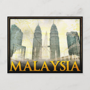 Malaysia Postkarte