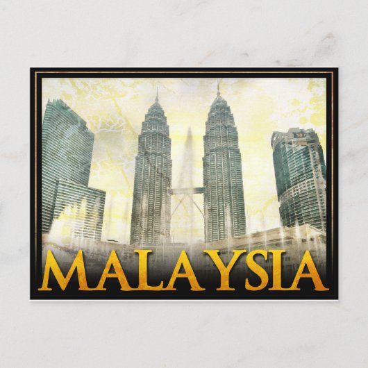 Malaysia Postkarte (Vorderseite)