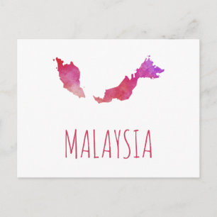Malaysia Postkarte