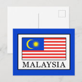 Malaysia Postkarte (Vorne/Hinten)