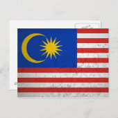 Malaysia Postkarte (Vorne/Hinten)