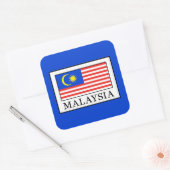 Malaysia Quadratischer Aufkleber (Umschlag)