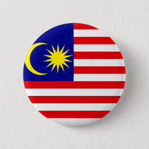 Malaysia-Qualitäts-Flagge Button