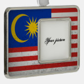 Malaysia Rahmen-Ornament Silber (Rechts)