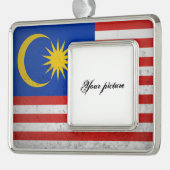 Malaysia Rahmen-Ornament Silber (Links)