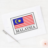 Malaysia Rechteckiger Aufkleber (Umschlag)