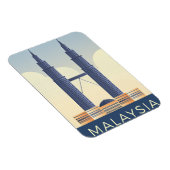 Malaysia Reise Magnet (Rechte Seite)