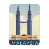 Malaysia Reise Magnet (Vertikal)