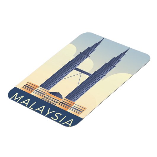 Malaysia Reise Magnet (Linke Seite)