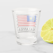 Malaysia Schnapsglas (Rückseite)