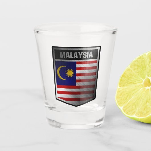Malaysia Schnapsglas (Vorderseite)