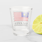 Malaysia Schnapsglas (Rückseite)