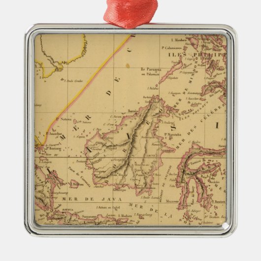 Malaysia Silbernes Ornament (Vorne)