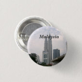 Malaysia-Stadtbild Button (Vorne & Hinten)
