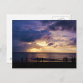 Malaysia Sunset Postkarte (Vorne/Hinten)