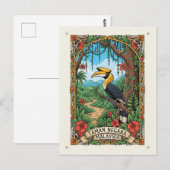 Malaysia Taman Negara Hornbill Postkarte (Vorne/Hinten)