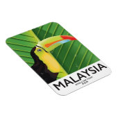 Malaysia Toucan Reiseplakat Magnet (Rechte Seite)