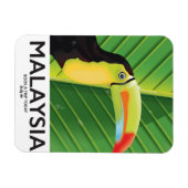 Malaysia Toucan Reiseplakat Magnet (Horizontal)