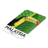 Malaysia Toucan Reiseplakat Magnet (Linke Seite)