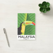 Malaysia Toucan Reiseplakat Post-it Klebezettel (Büro)
