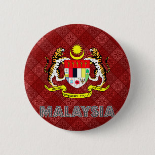 Malaysia-Wappen Button