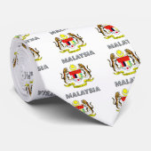 Malaysia-Wappen Krawatte (Gerollt)