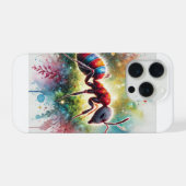 Malaysian exploding ant 221024AREF132 - Watercolor iPhone Hülle (Rückseite (Horizontal))