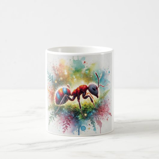 Malaysian exploding ant 221024AREF132 - Watercolor Kaffeetasse (Mittel)