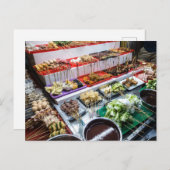 Malaysian Loc Loc Hot Pot Set Asian Foods Postkarte (Vorne/Hinten)