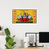Malaysian Mountain - Matchbox Print - Aesthetic Poster (Heimbüro)