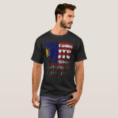 Malaysian Roots Malaysia Heritage Flag T-Shirt (Vorne ganz)