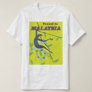 Malaysias Vintages Reiseplakat T-Shirt